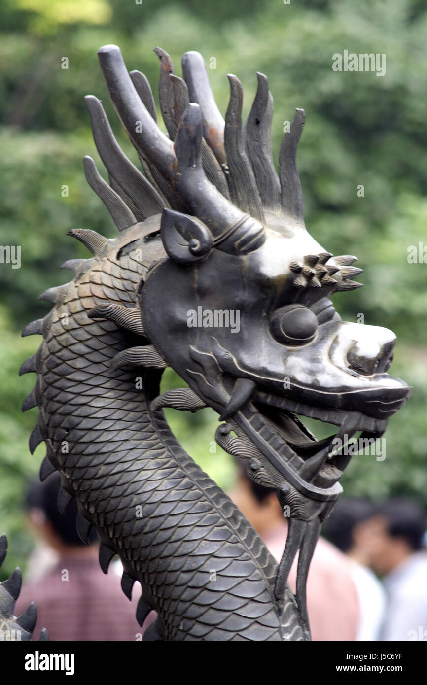 asian mythical creatures Stock Photo