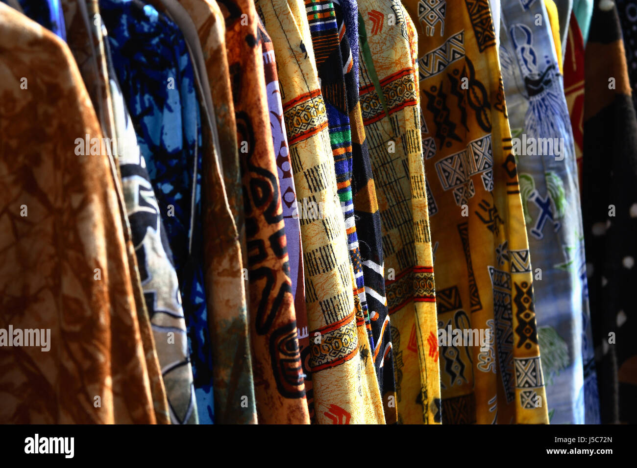 sell coloured colourful gorgeous multifarious richly coloured pillar clothes Stock Photo