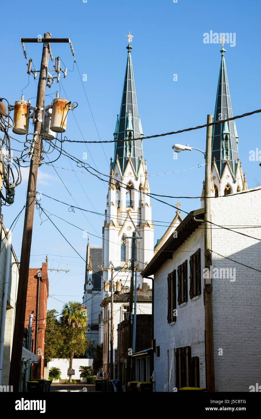 Savannah,Savannah Historic District,Abercorn Street,Lafayette