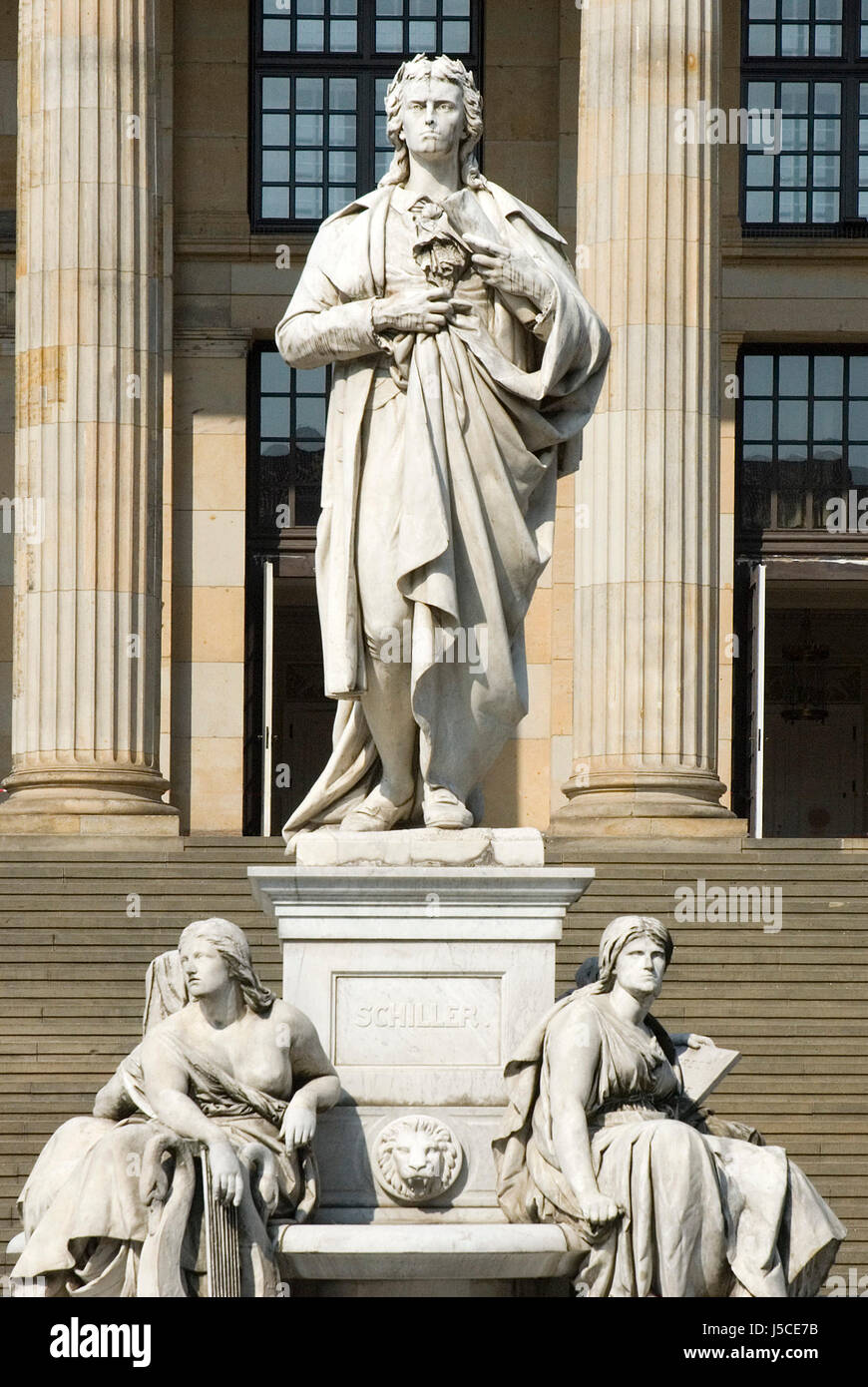 detail statue berlin capital konzerthaus konzerthaus berlin ehemals Stock Photo