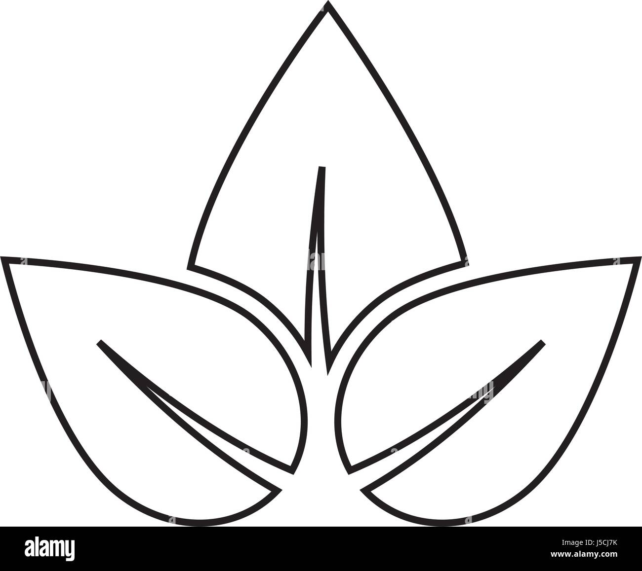 leaves icon image Stock Vector Image & Art - Alamy