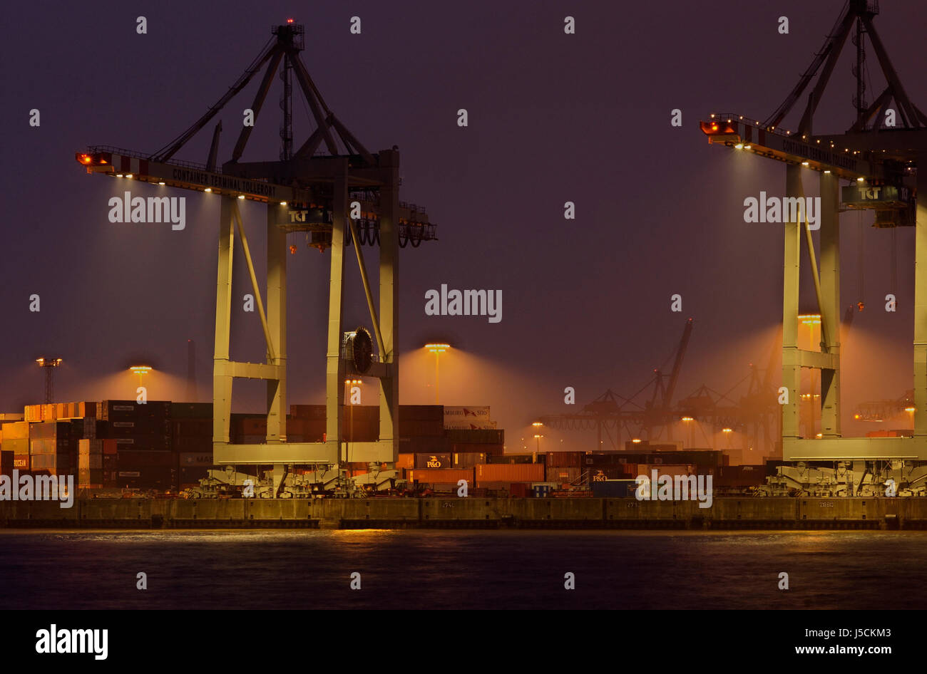 port of hamburg Stock Photo - Alamy