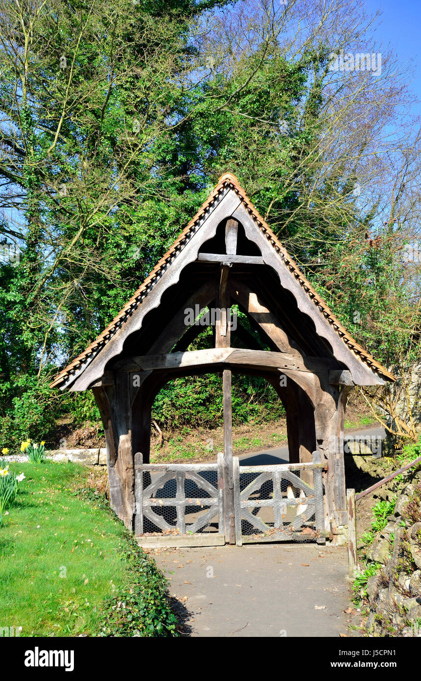 Boughton Monchelsea village, Kent, England. St Peter's Church yard