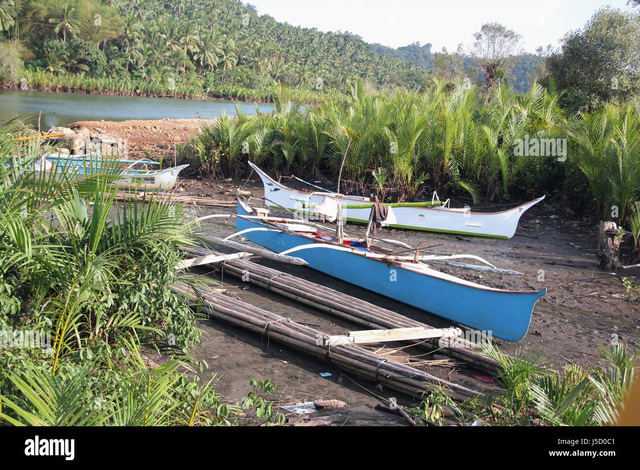 Philippine Raft Bamboo raft philippines hi-res stock photography and images - Alamy