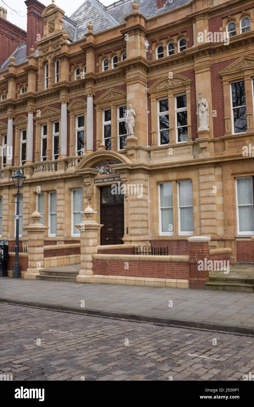 Classic architecture in Queens Square,Bristol Stock Photo