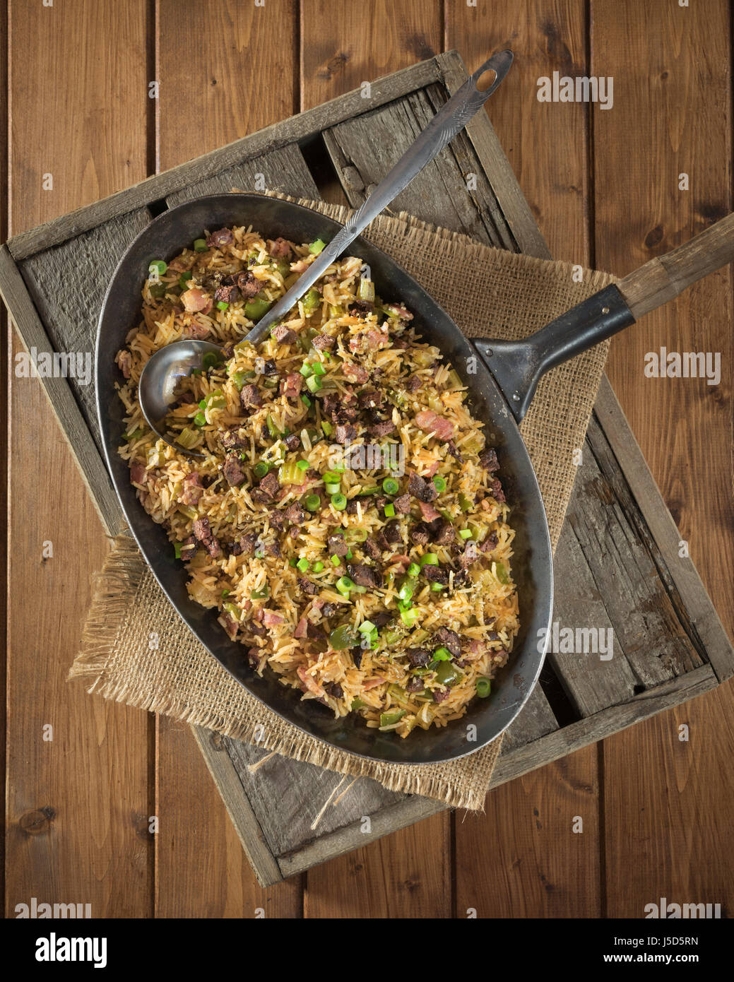 Cajun dirty rice. Louisiana New Orleans Food Stock Photo Alamy