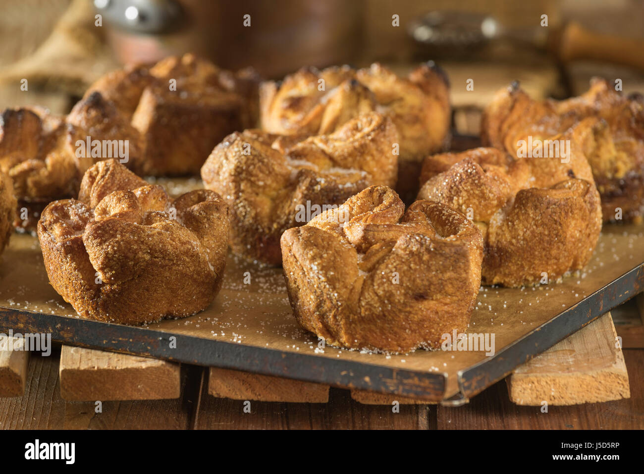 Kouign amann. Breton pastries. France Food Stock Photo