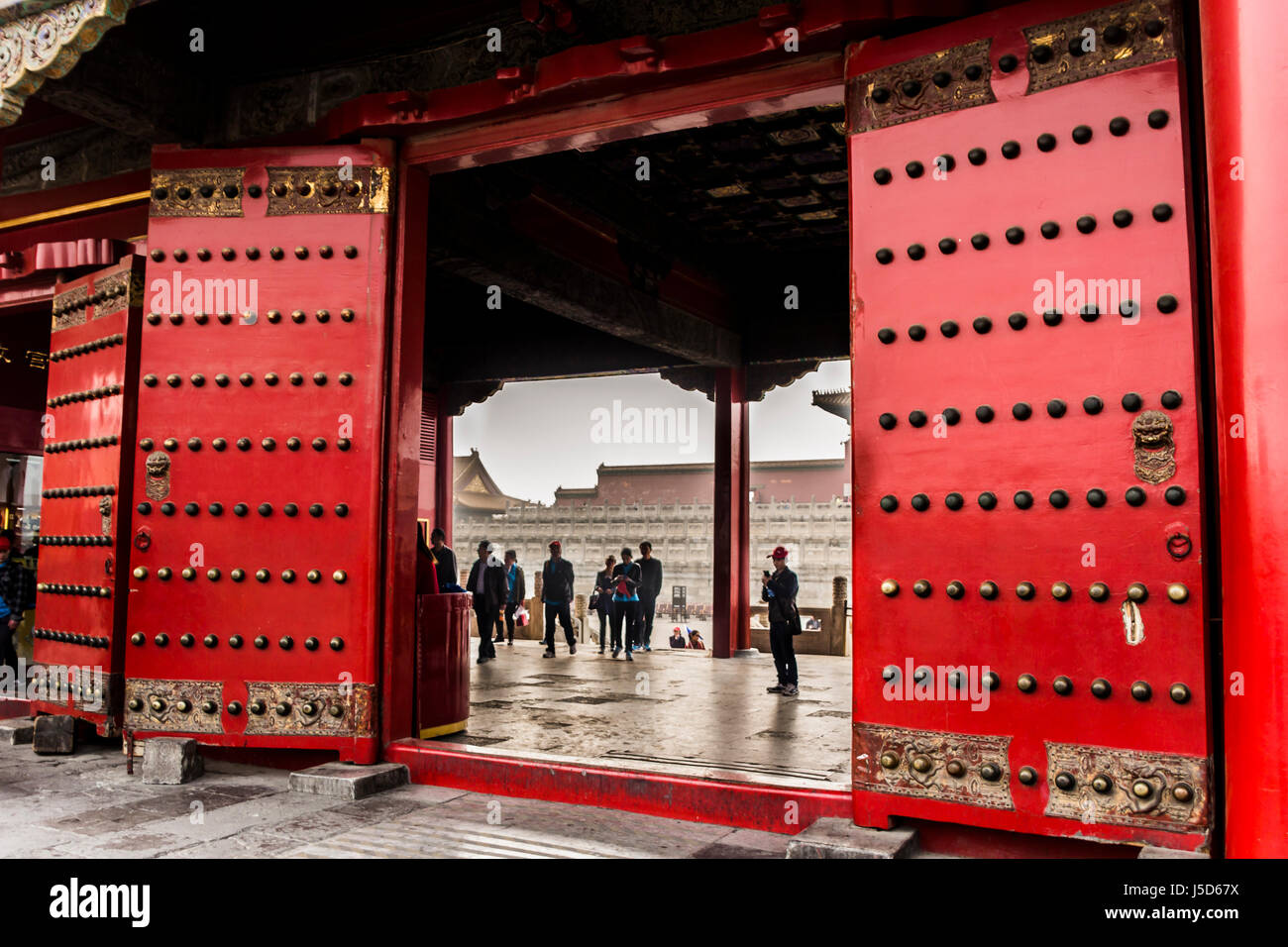 BEIJING, CHINA-26th MARCH 2014:The Forbidden City was once the home for the Emperor of china and his government, now a major tourist attraction. Stock Photo