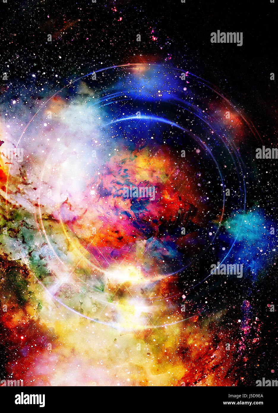 The creation of stars painting hi-res stock photography and images - Alamy