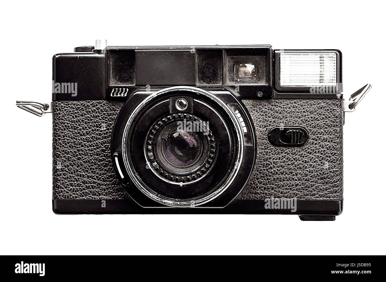 Retro camera isolated on white background Stock Photo - Alamy