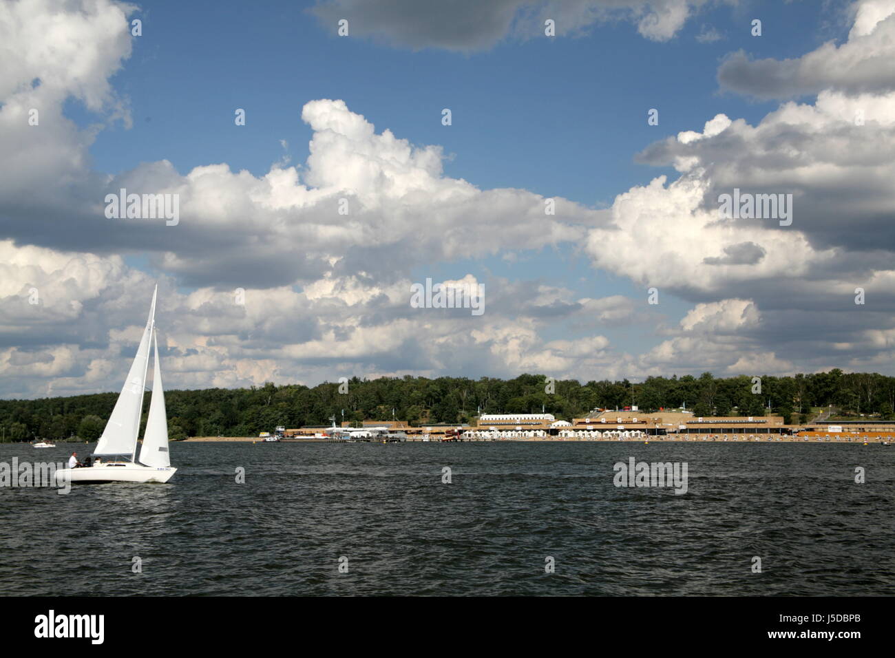 wannsee lido Stock Photo