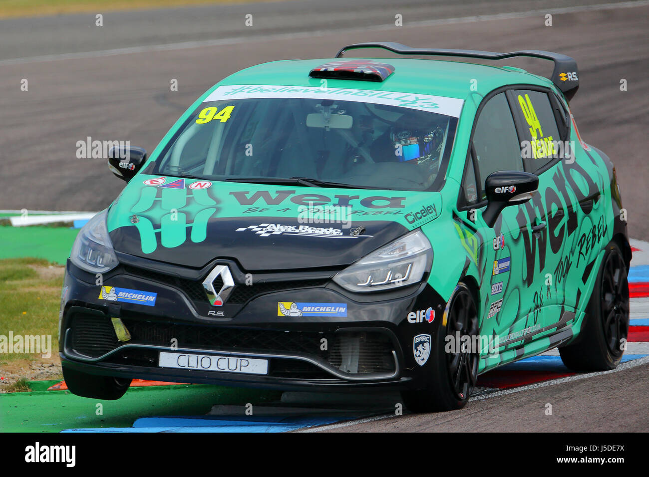 Luke Reade at Thruxton Race Course during the qualifying for the