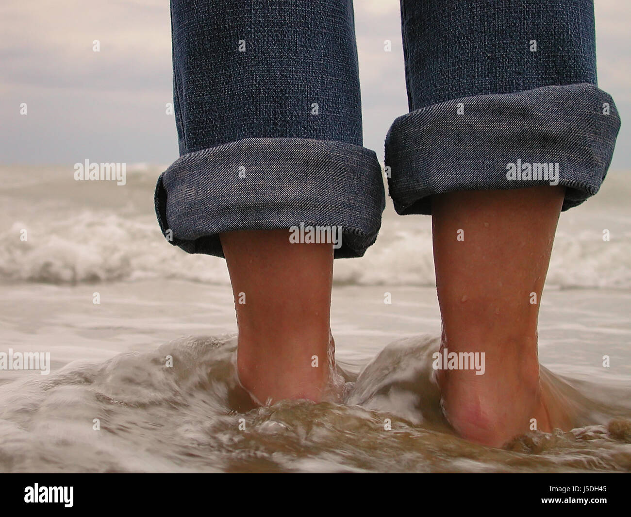 wet feet 01 Stock Photo Alamy