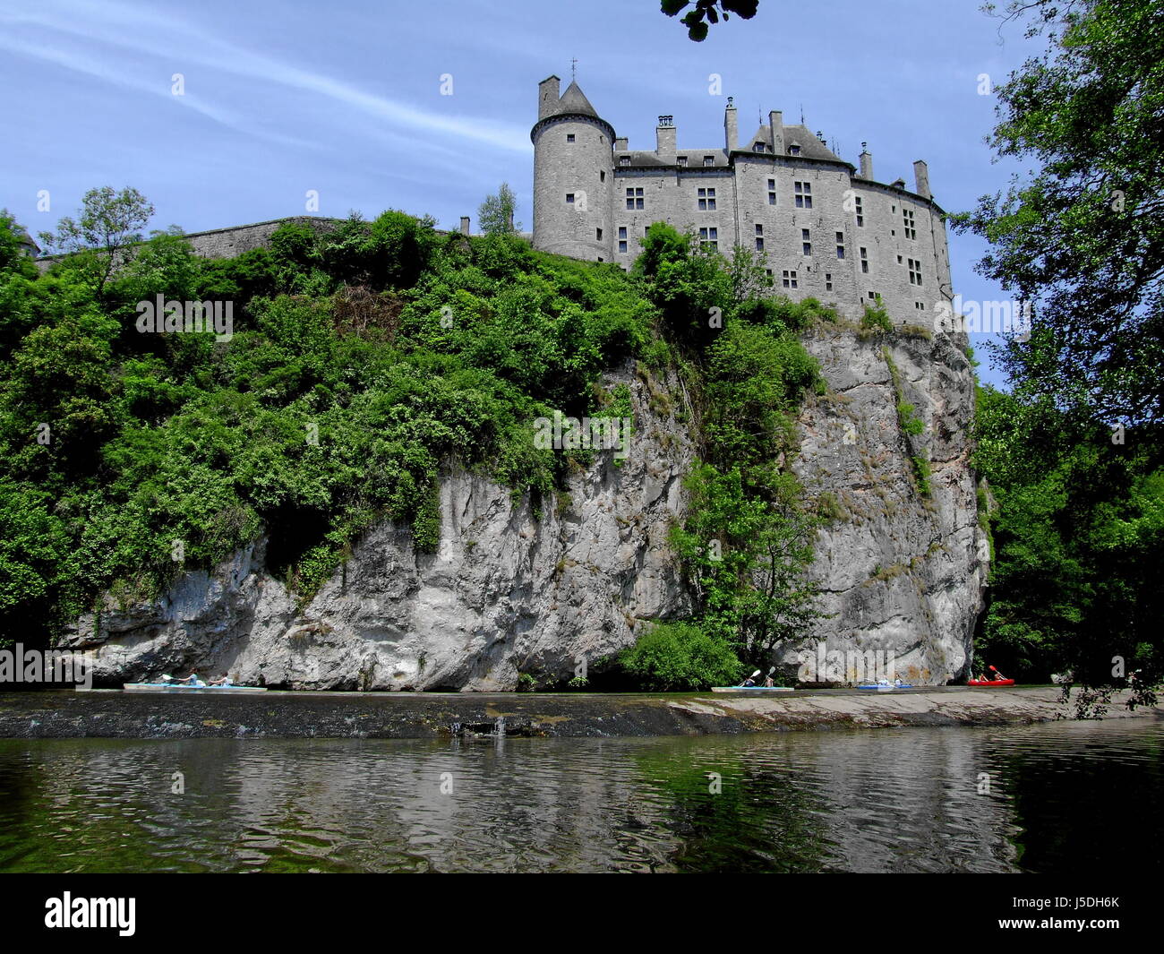 chateau de walzin Stock Photo