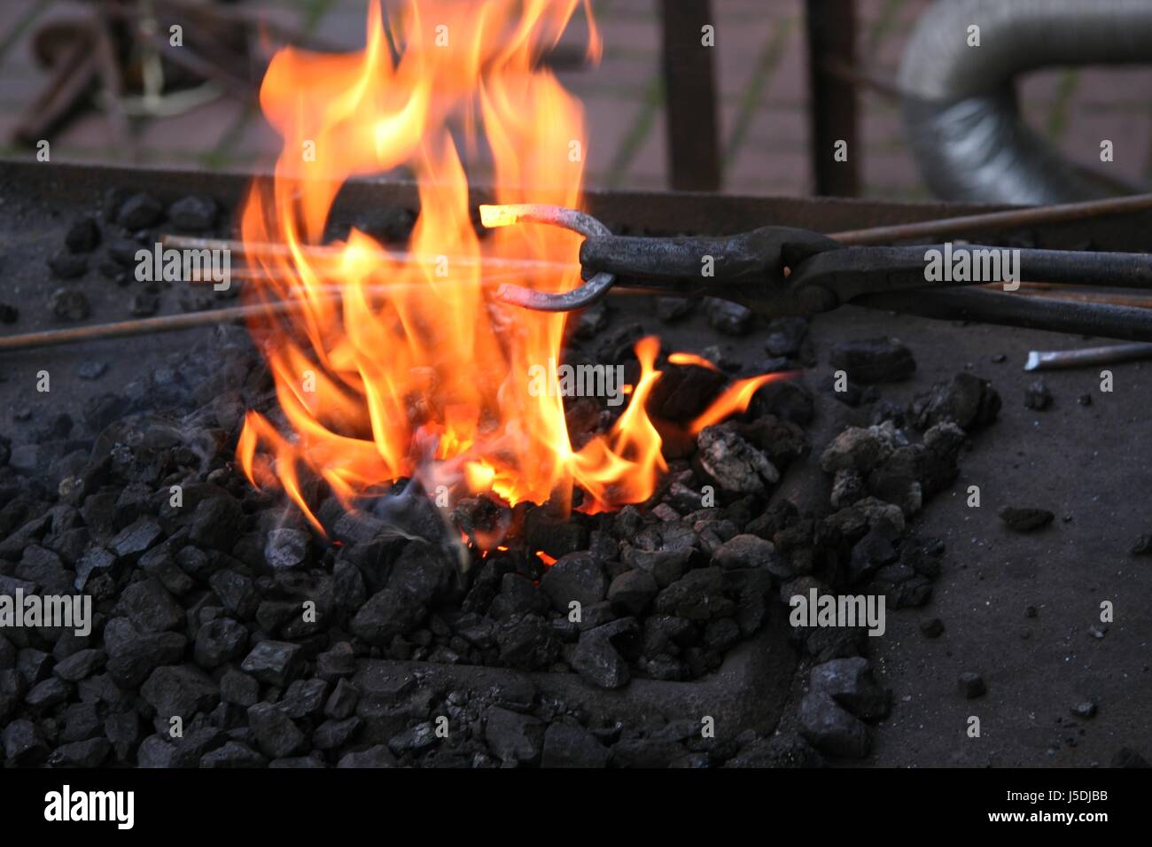 hot iron metal heat fire conflagration coal fervent smith hot