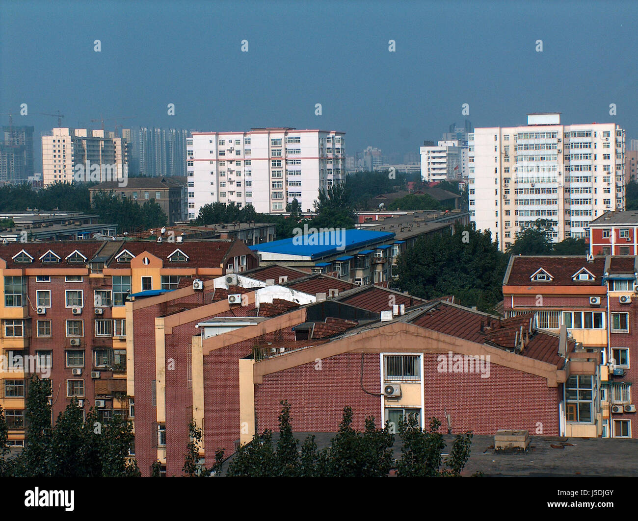 view-over-a-neighborhood-in-beijing-stock-photo-alamy