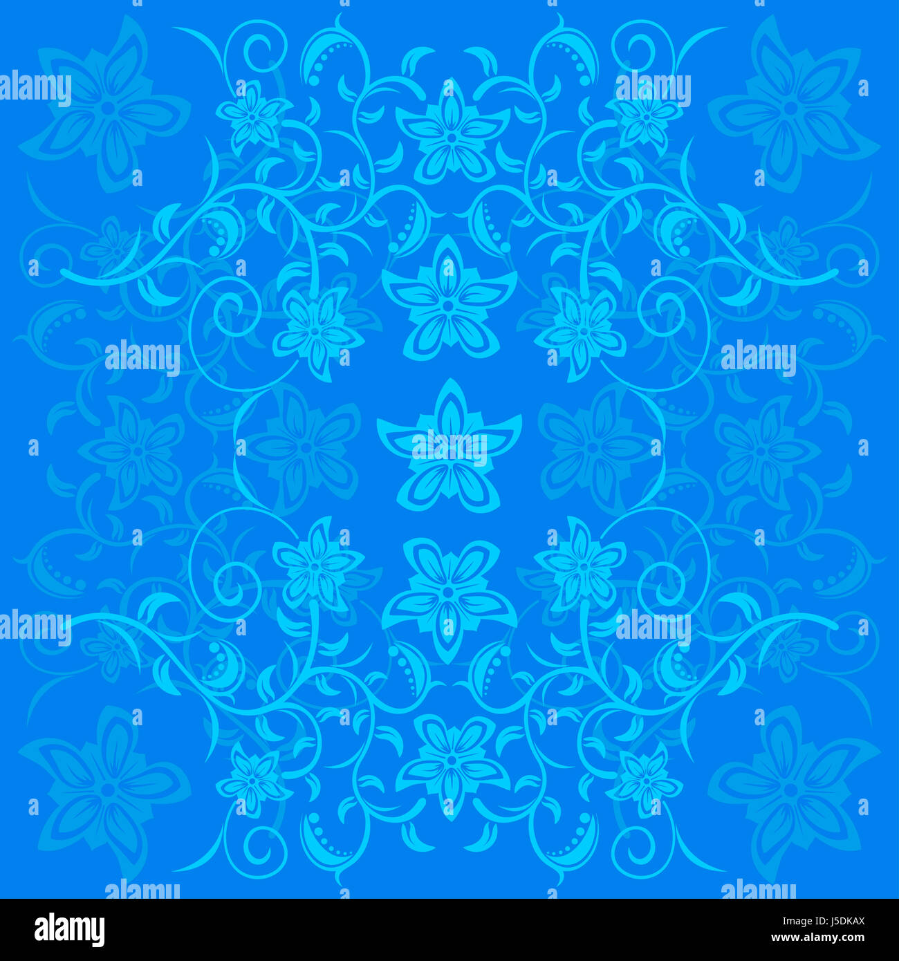 Seamless vector background with flowers Stock Photo - Alamy