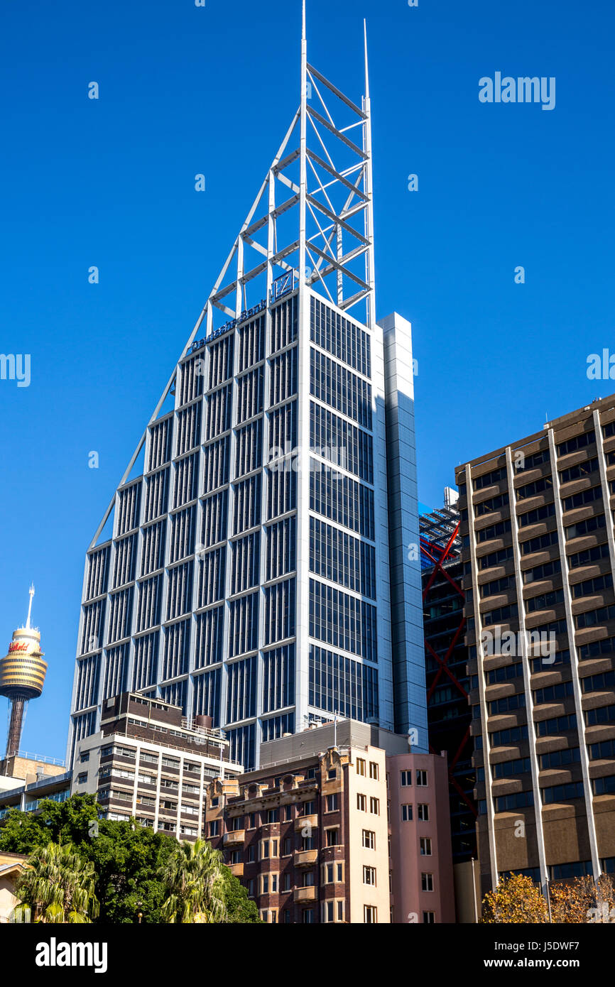 Deutsche bank tower on Macquarie street in Sydney city centre,New South Wales,Australia Stock Photo