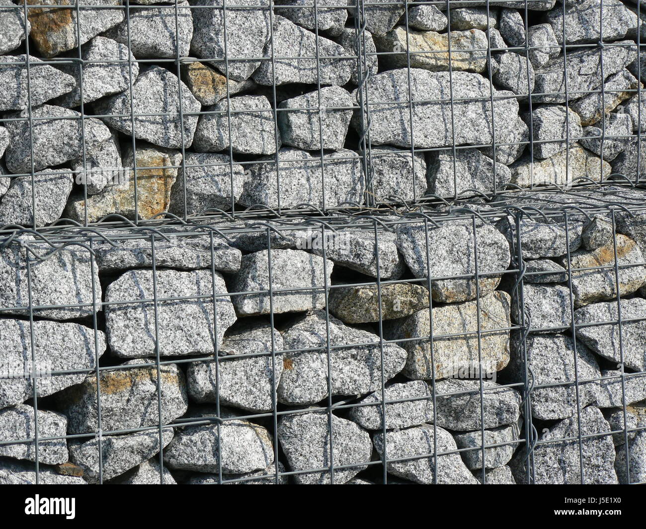 caged stones 1 Stock Photo