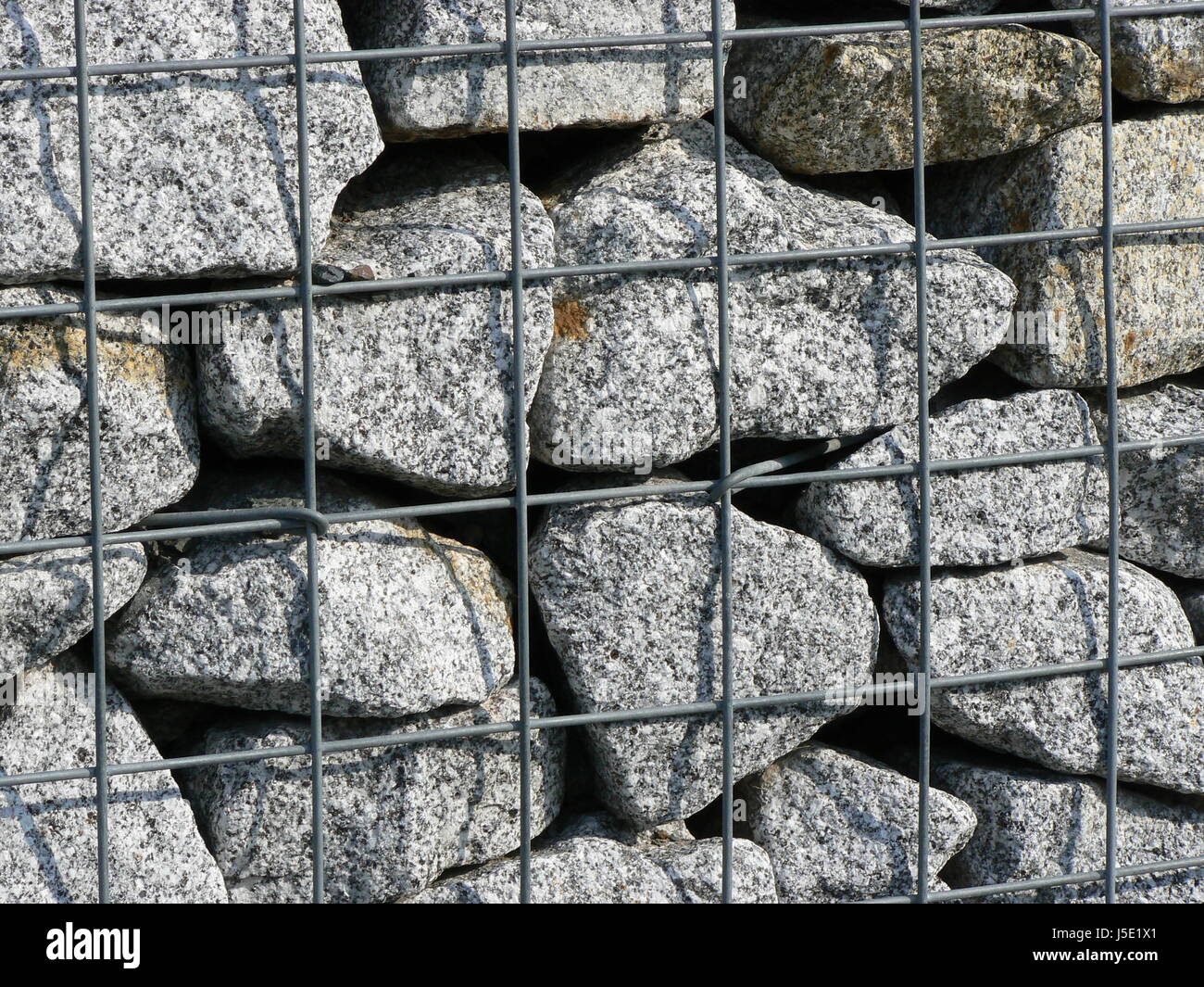 caged stones 2 Stock Photo