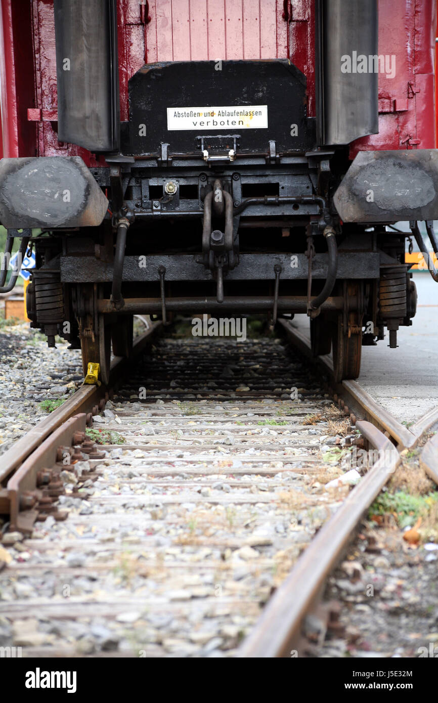 end of the train Stock Photo Alamy