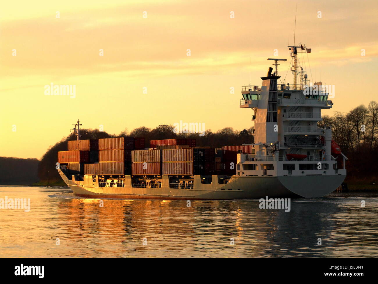service container ship navigation channel shipping company approach