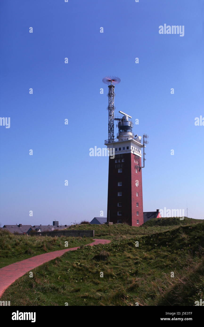 blue tower navigation antennae beacon radio relay system radar antenna