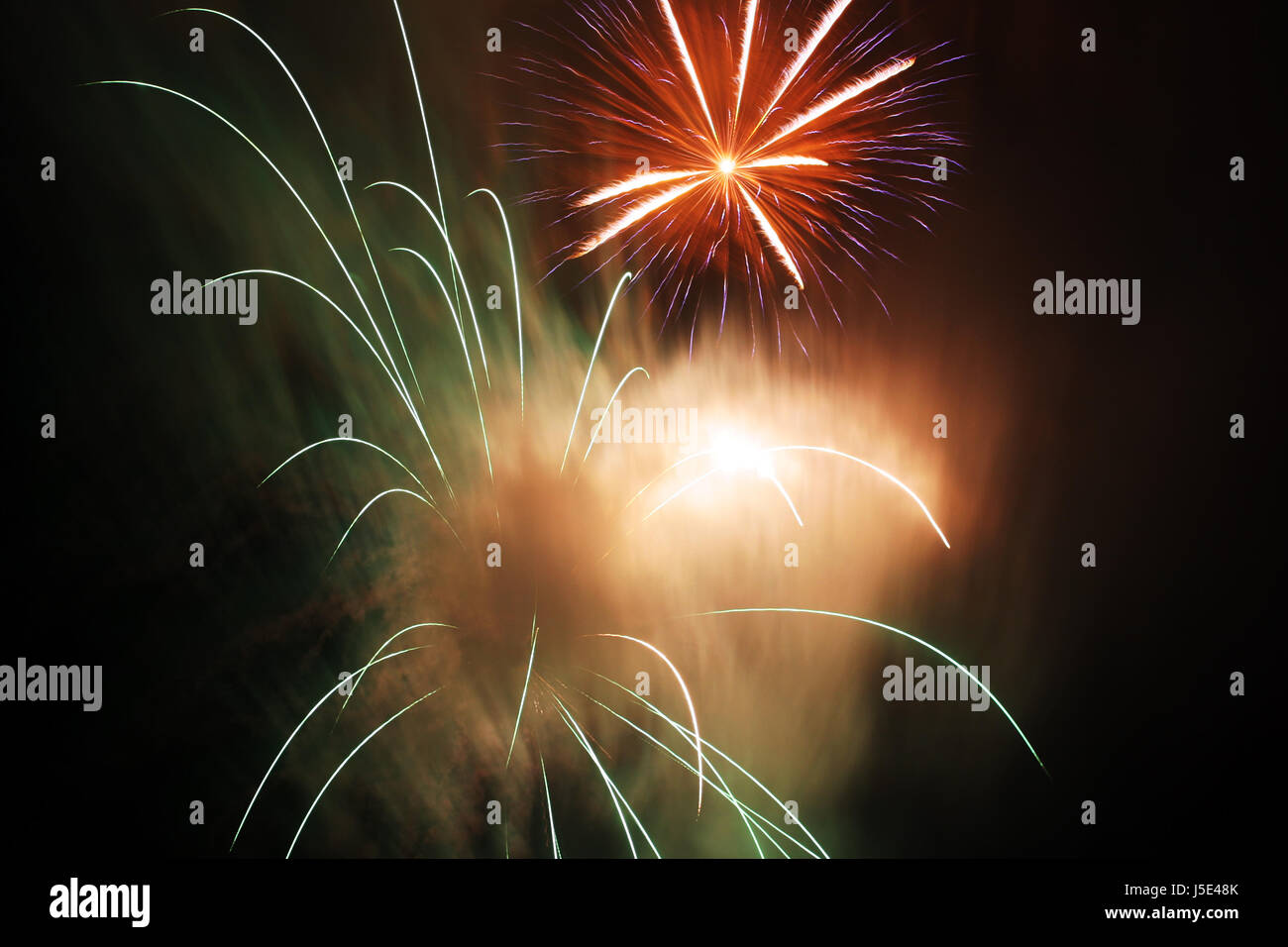 fireworks 2 Stock Photo