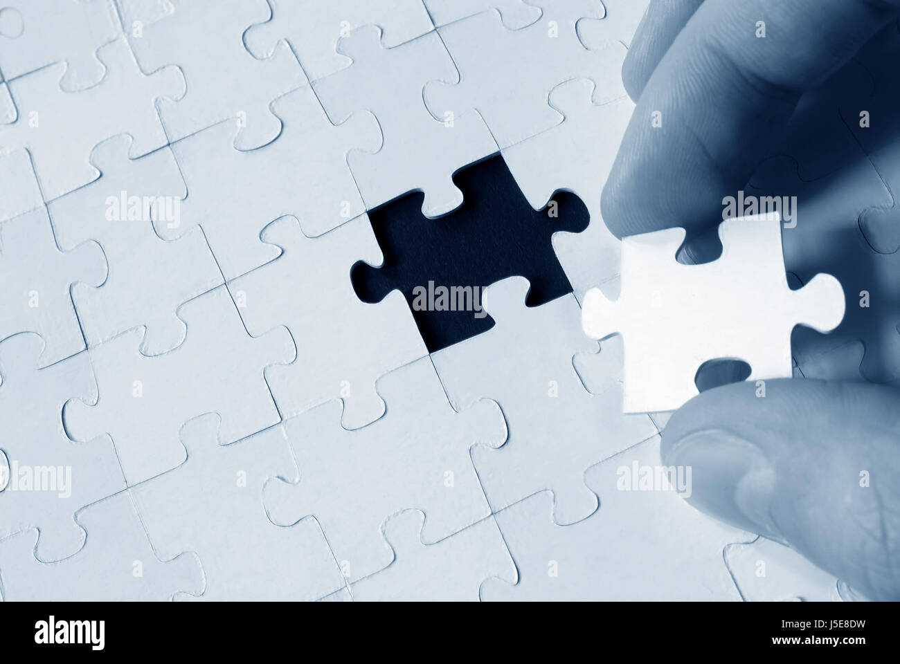 the missing puzzle piece Stock Photo - Alamy