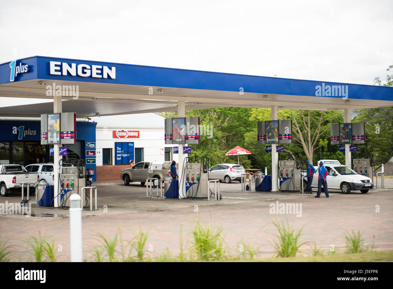 Engen Service Station Mpumalanga South Africa Stock Photo