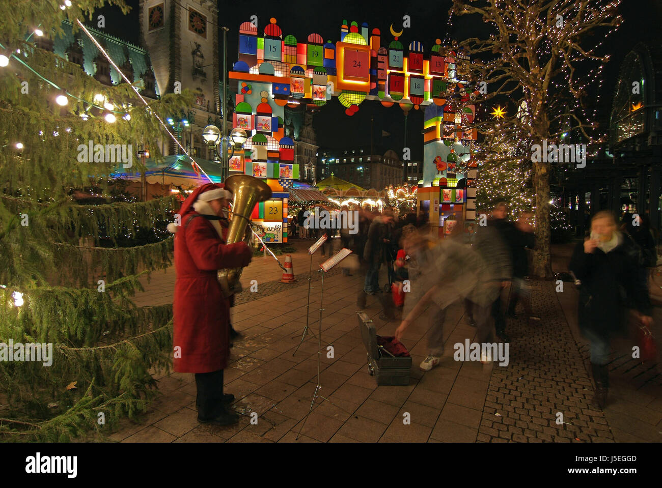 metropolis music night photograph lighted lights coloured colourful