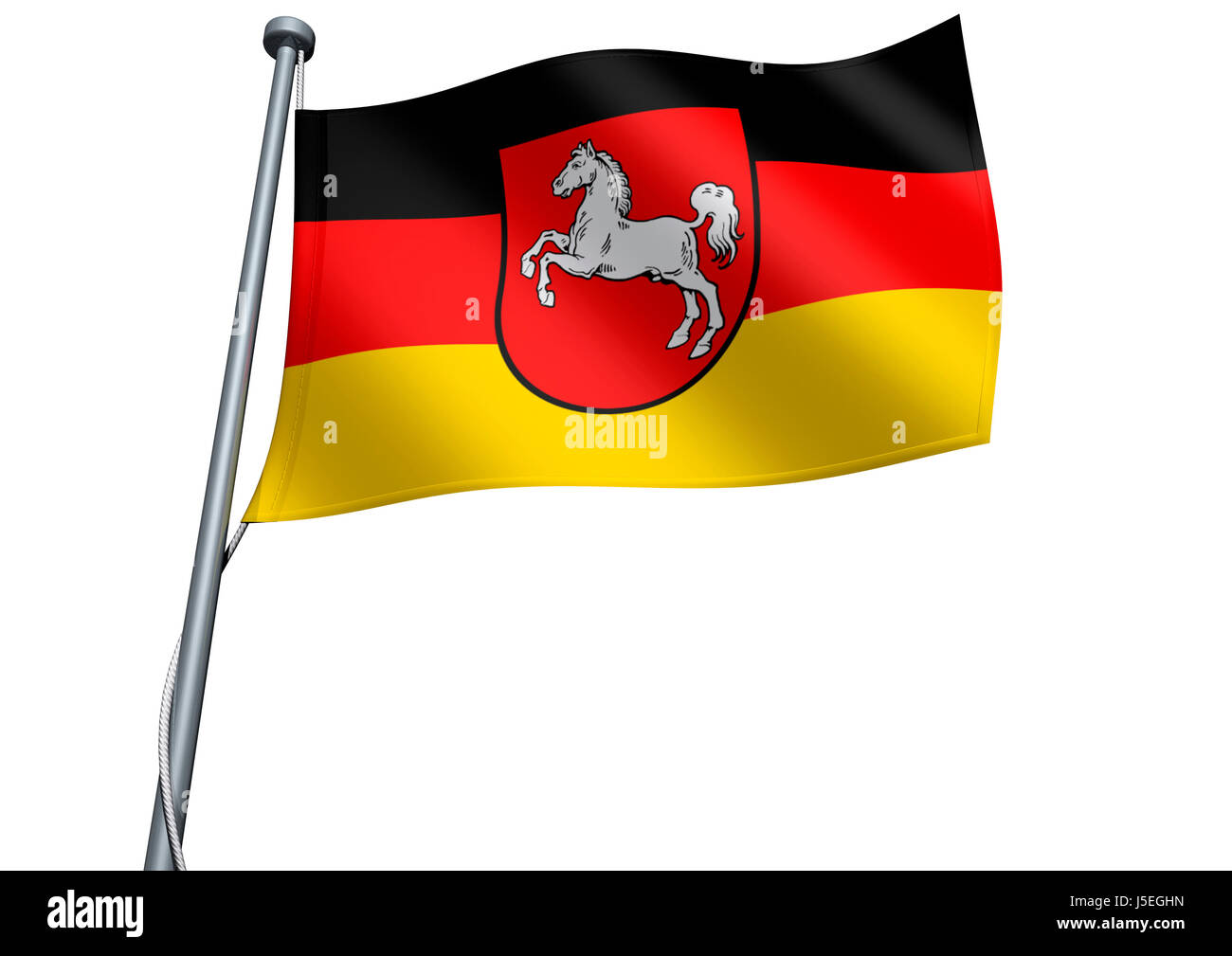 Flag Niedersachsen Portrait Premium 