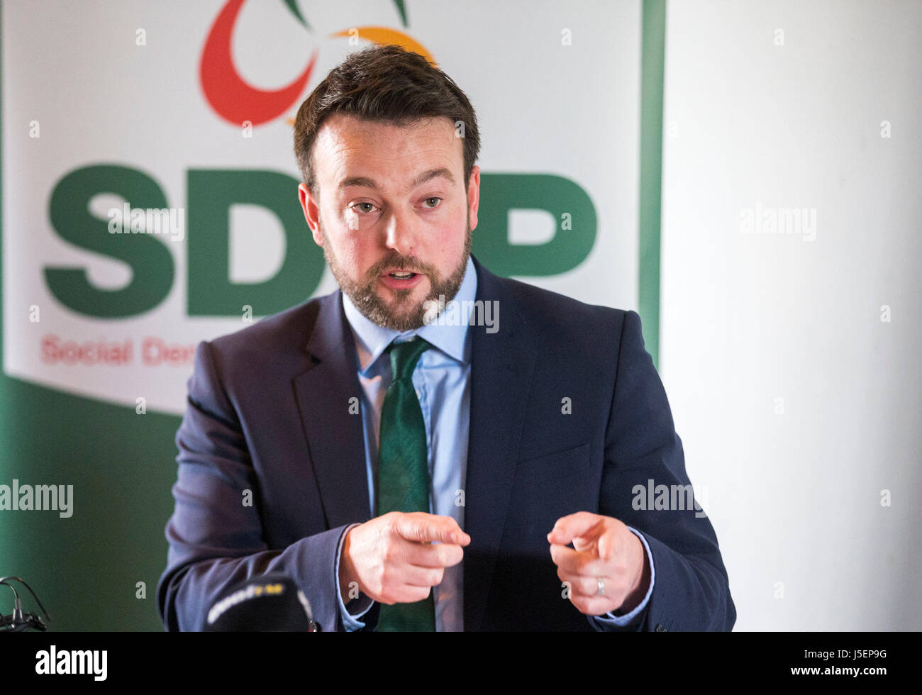 Sdlp Uk SDLP leader Colum Eastwood during the launch of SDLP election campaign ...