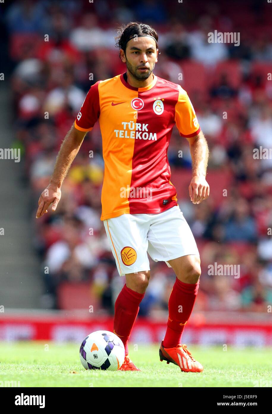 SELCUK INAN GALATASARAY LONDON  UK 03 August 2013 Stock Photo