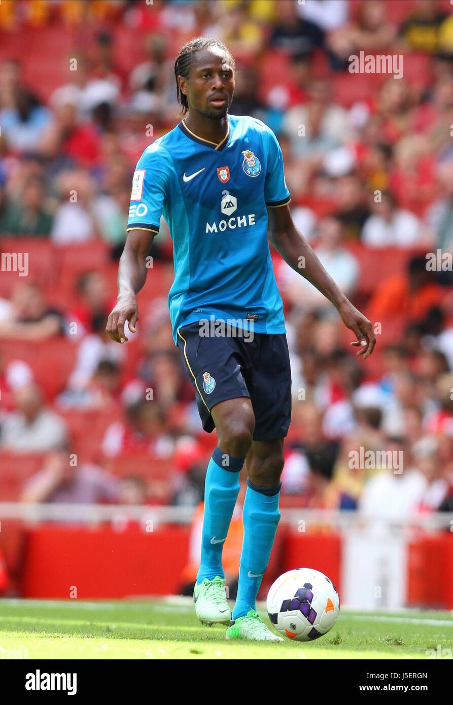 Munich's Abdoulaye Ba (l) and Stefan Mugosa celebrate the 1:1 goal during  the German 2nd Bundesliga, Stock Photo, Picture And Rights Managed  Image. Pic. PAH-170514-99-446919-DPAI