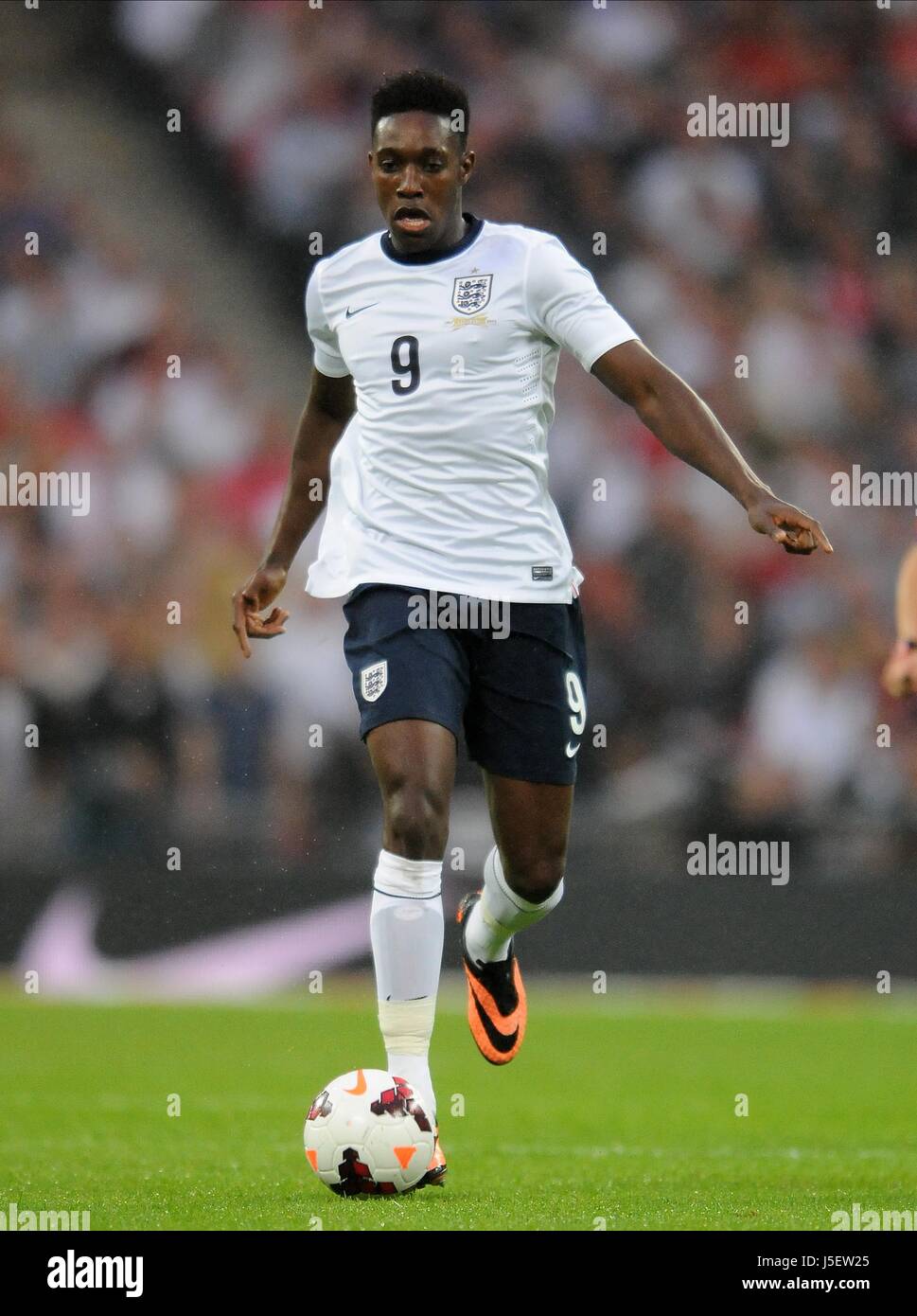 DANNY WELBECK ENGLAND WEMBLEY LONDON ENGLAND 14 August 2013 Stock Photo ...