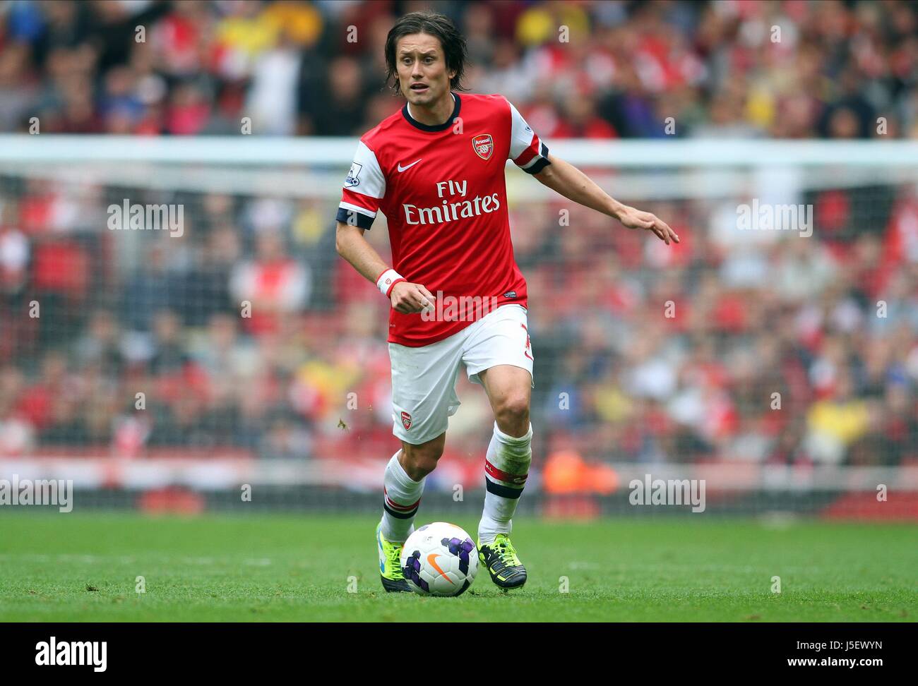 TOMAS ROSICKY ARSENAL LONDON  UK 17 August 2013 Stock Photo