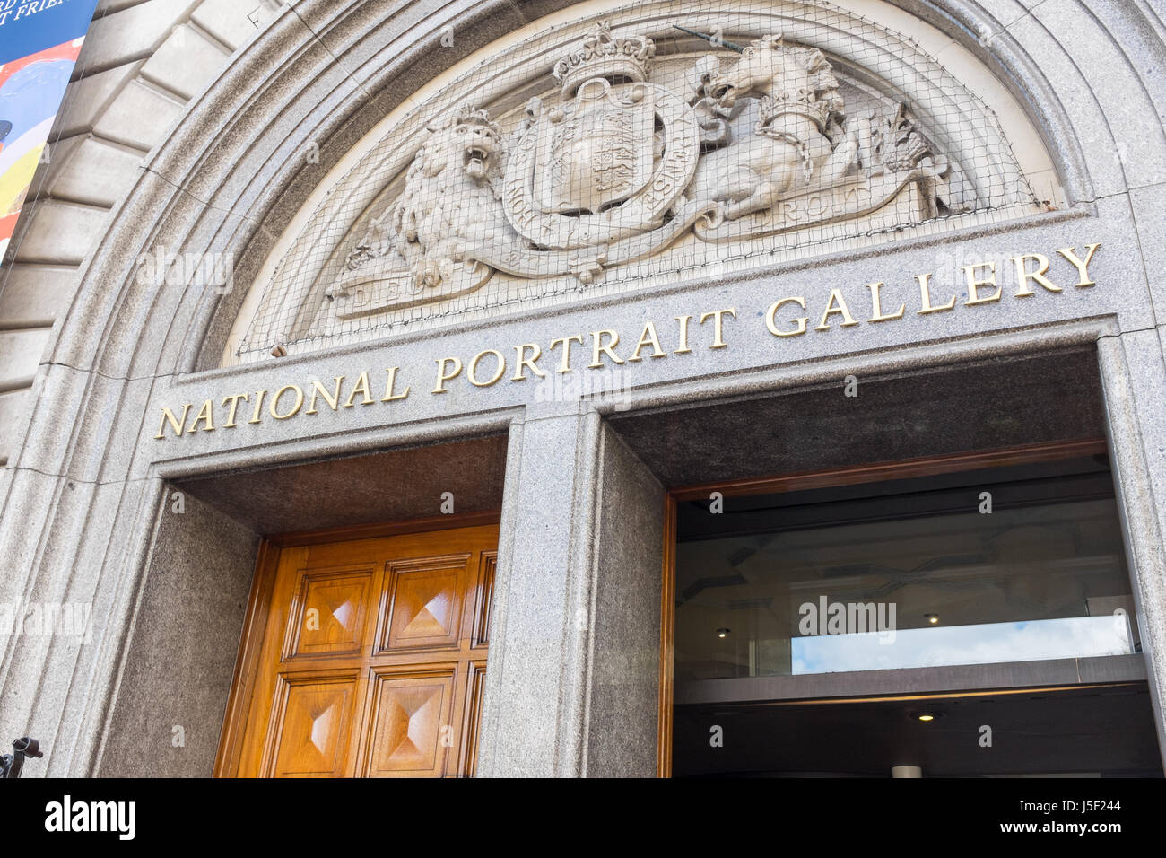 National Portrait Gallery in St Martin's Place in London's West End Stock Photo