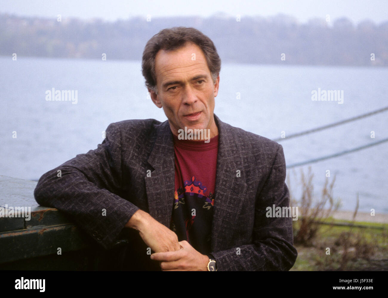 BRUCE WEITZ American actor in Hill Street blues Television serial Police Drama 1989 Stock Photo
