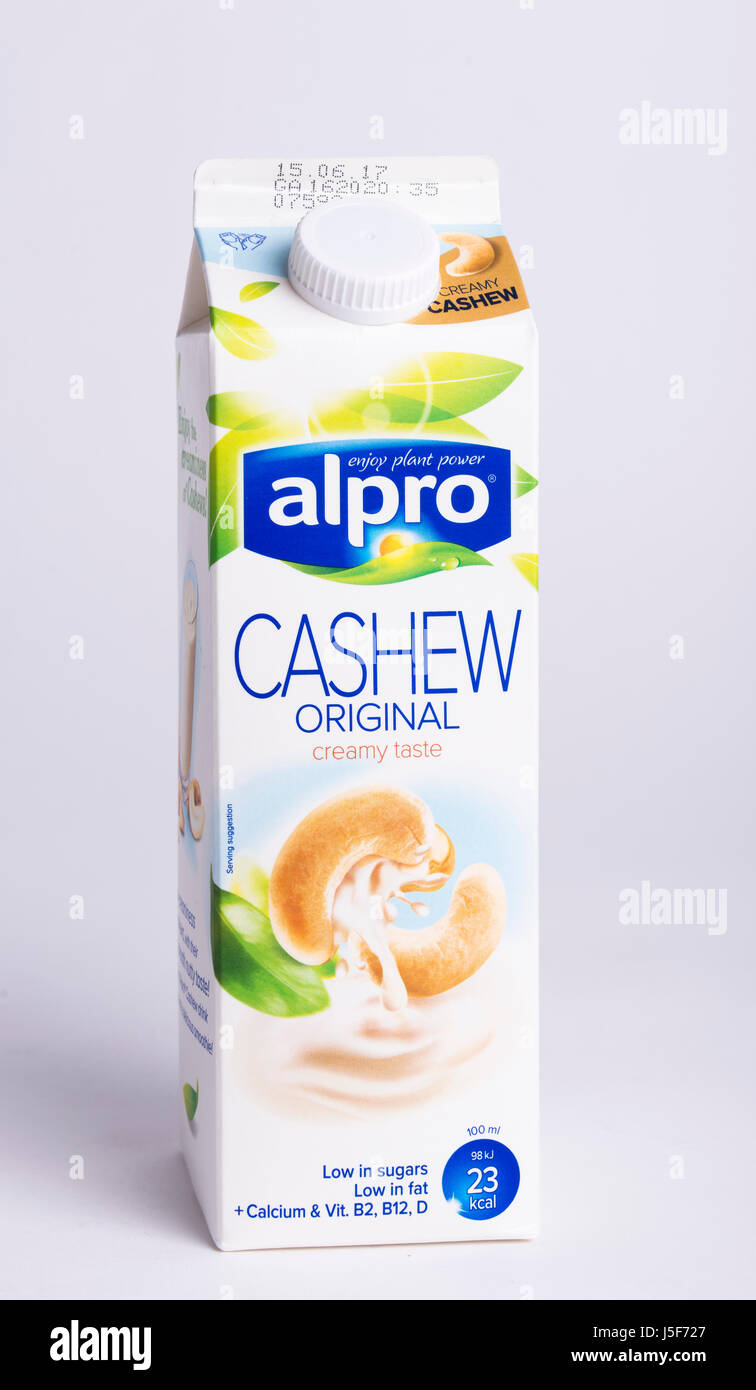 cashew milk alternative Stock Photo