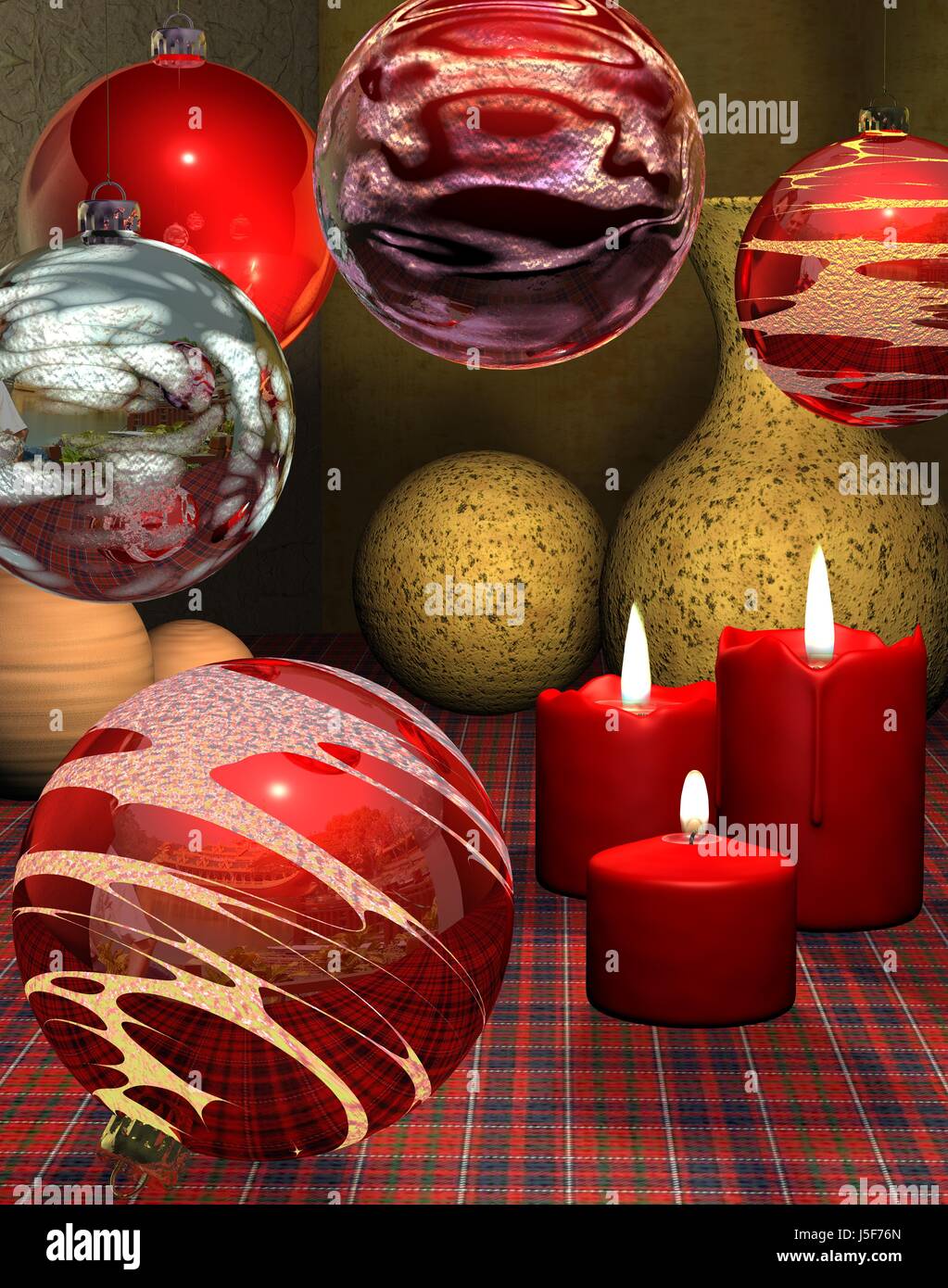 brilliance candles glitter christmas eve christmas xmas x-mas christmas cookies Stock Photo