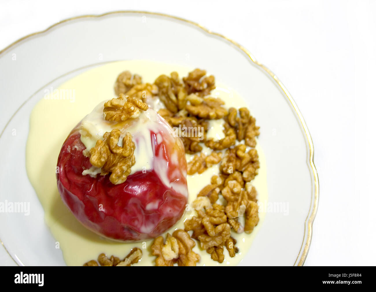 baked apple i Stock Photo