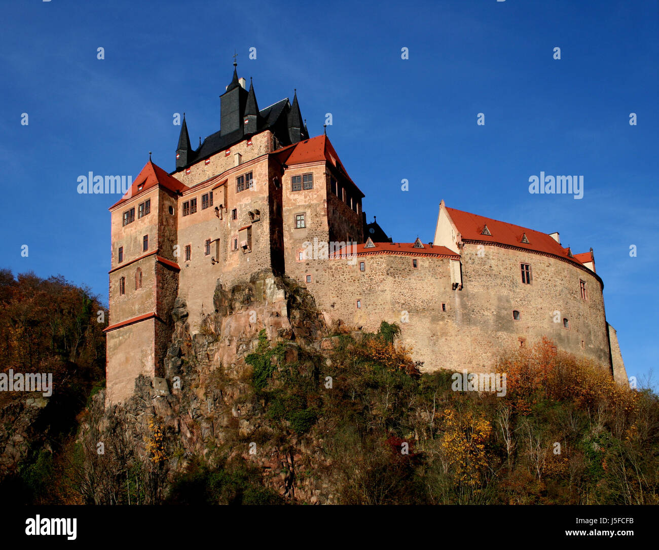 castle kriebstein Stock Photo
