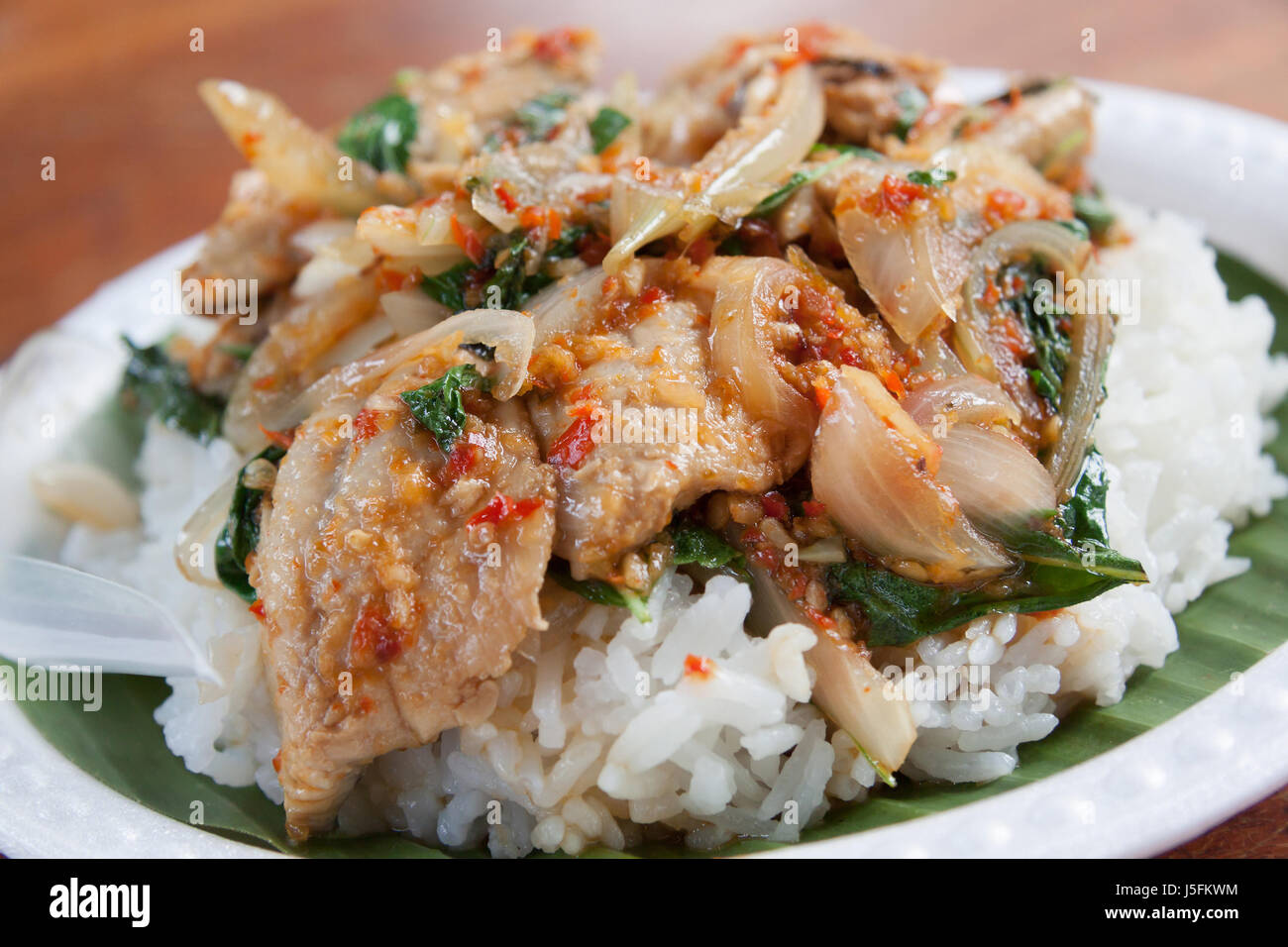 Deep fried grouper fish spicy sweet and sour sauce Stock Photo Alamy