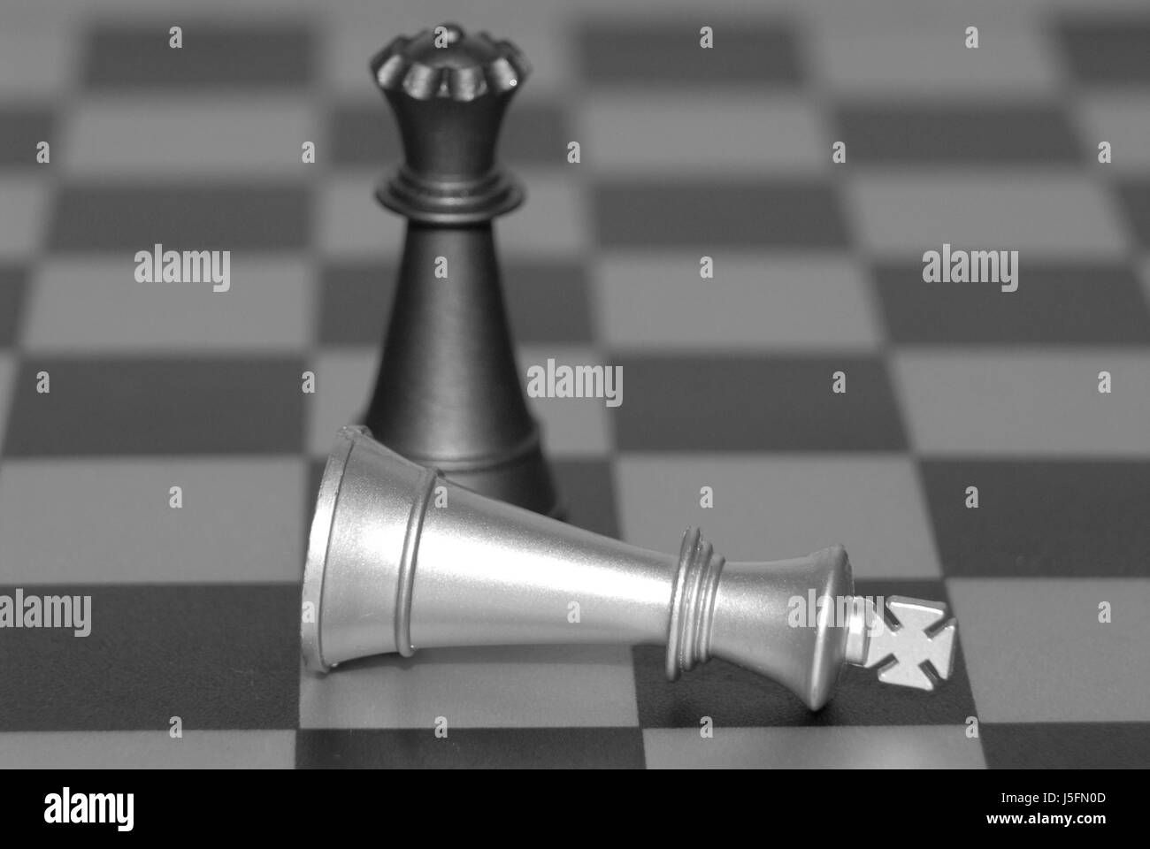 Checkmate Black and White Stock Photos & Images Alamy