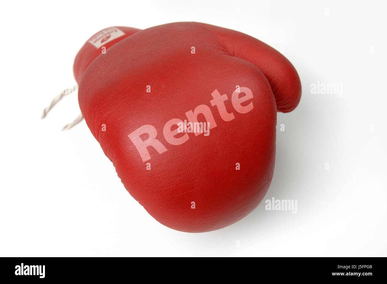 red glove,pension Stock Photo