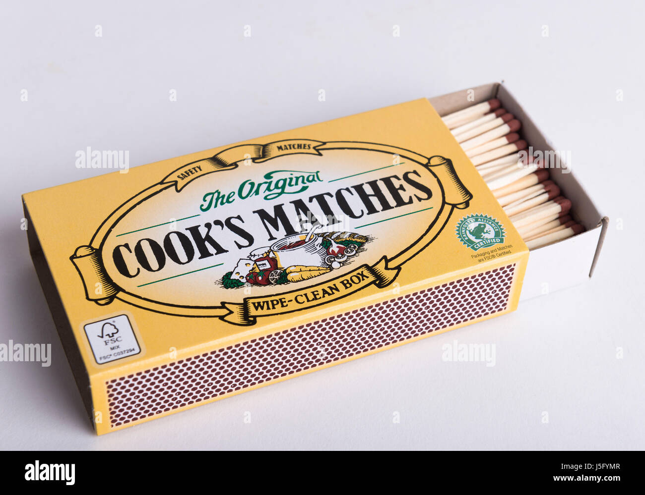 box cook's matches Stock Photo Alamy