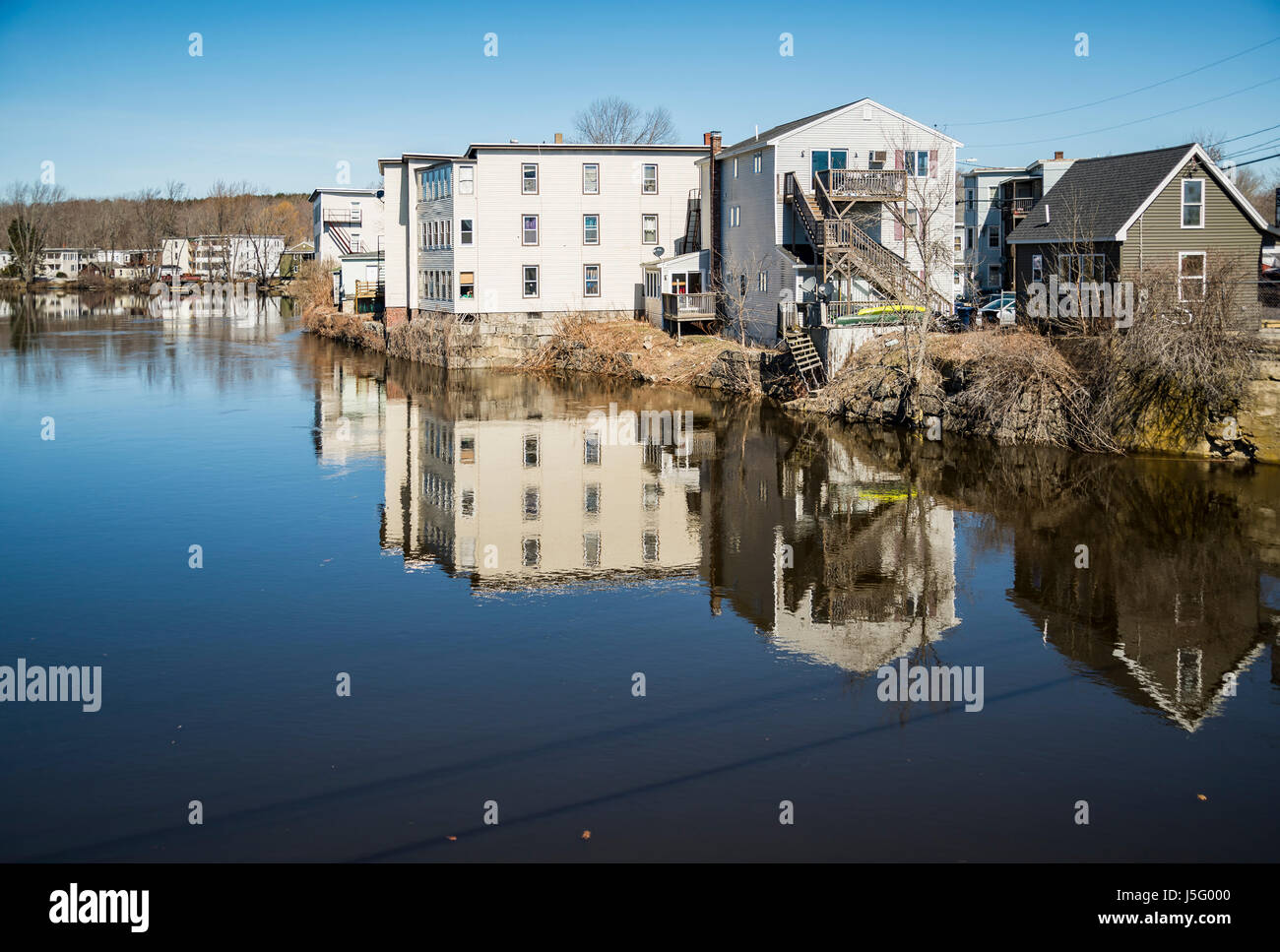 The Saco River Stock Photo Alamy