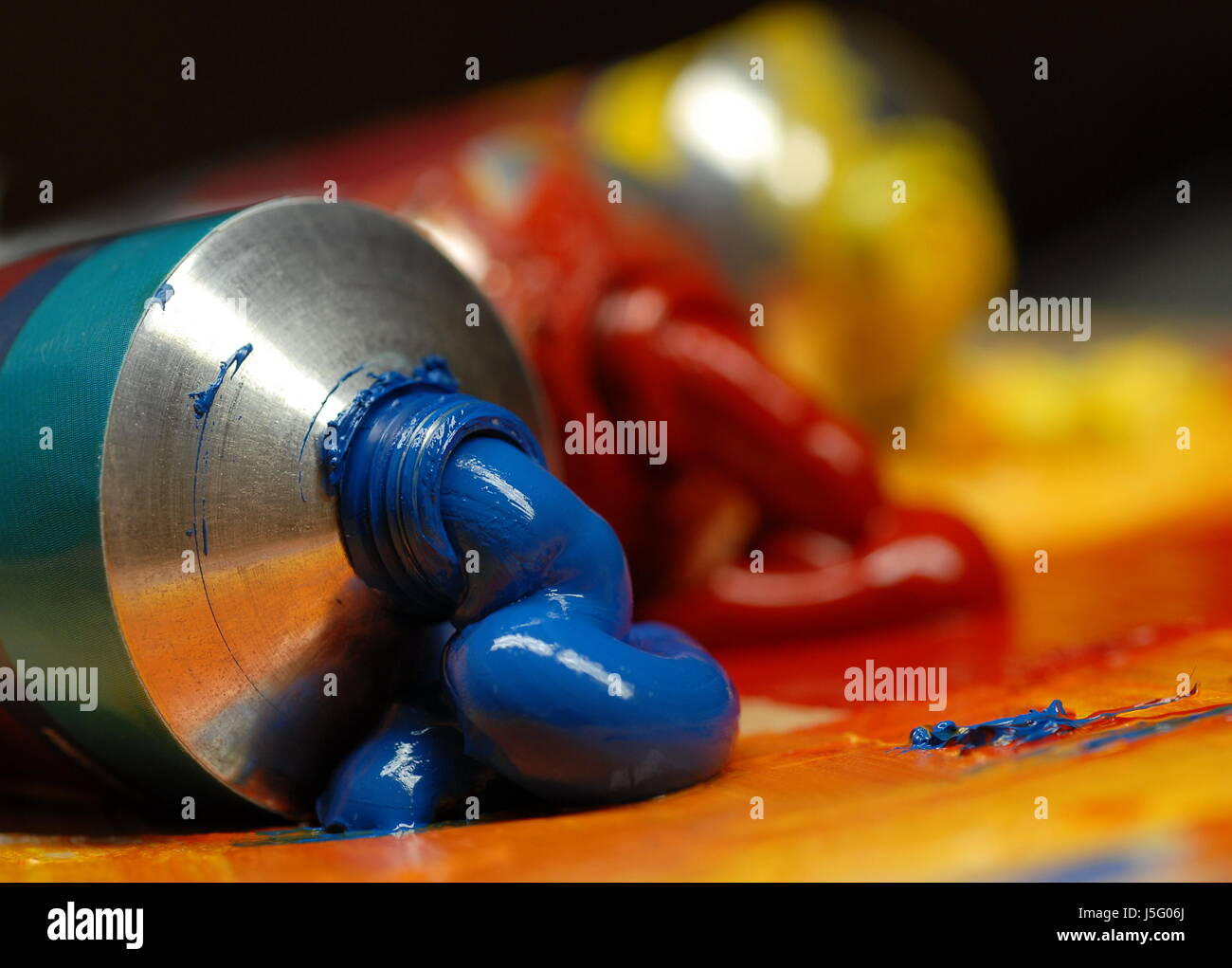 impasto painting Stock Photo
