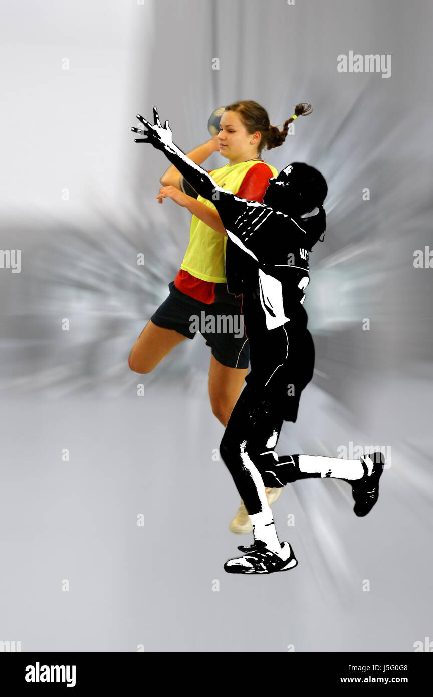 Handball girls match hires stock photography and images Alamy